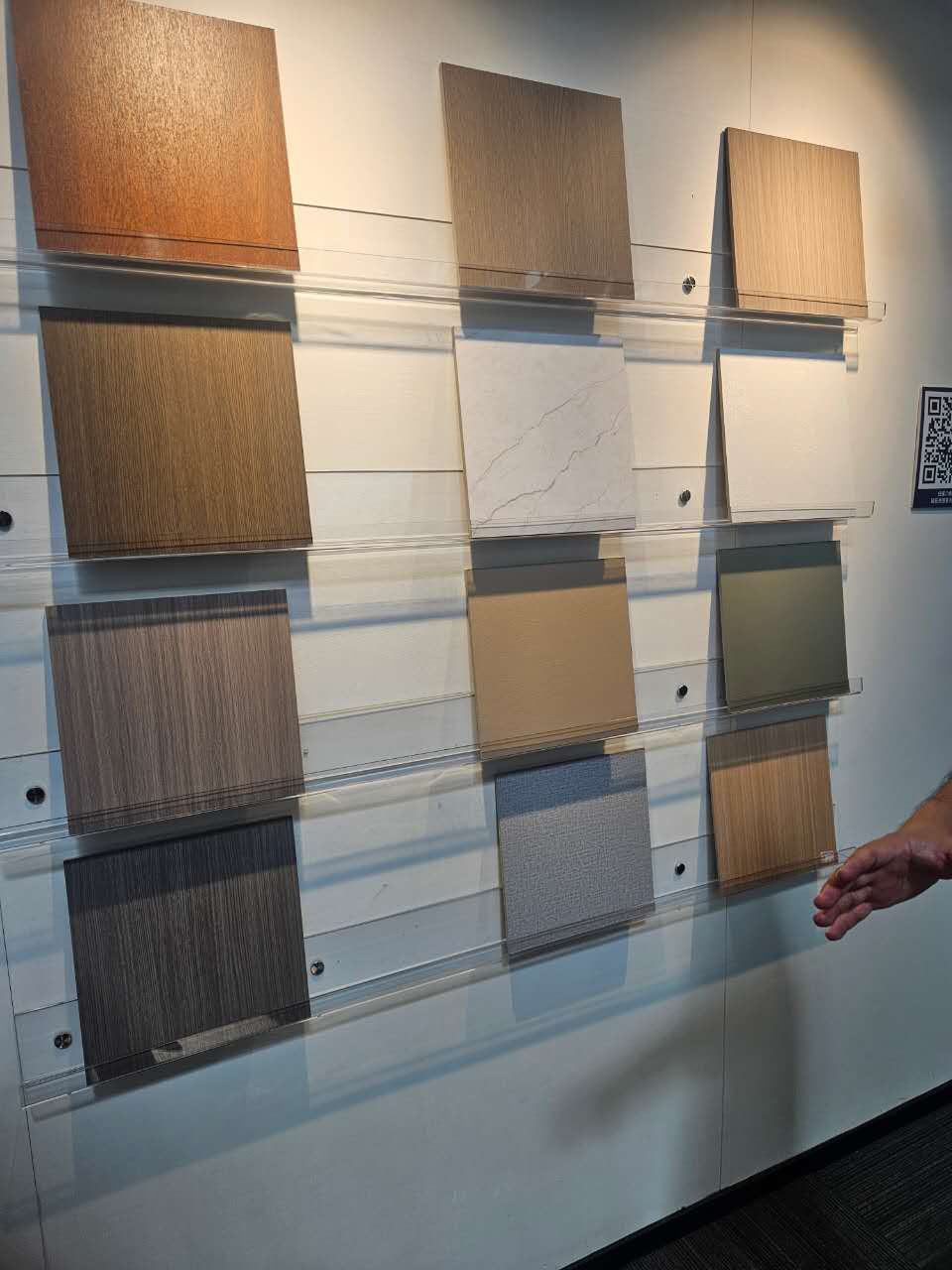 Material sample review